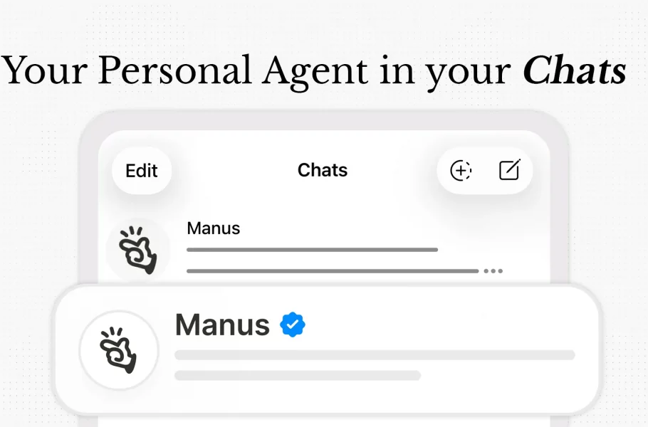 متا از Manus Agents رونمایی کرد؛ راهی برای ارتباط با هوش مصنوعی در پیامرسانها متا از Manus Agents رونمایی کرد؛ راهی برای ارتباط با هوش مصنوعی در پیامرسانها
