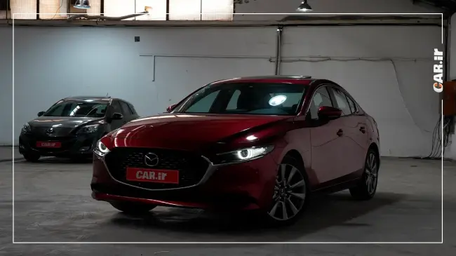 هوندا سیویک در مقابل مزدا 3! رقبای قدیمی با نسلهای جدید مزدا 3 آفتاب خودرو (6).webp
