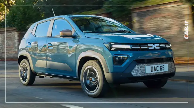 ۵ خودروی الکتریکی اقتصادی با قیمت کمتر از ۲۰ هزار پوند داچیا سپرینگ.webp