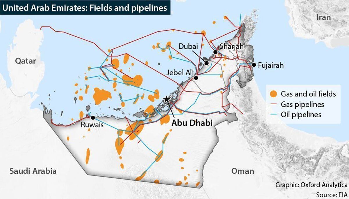 فعالیت یکی از مهمترین مراکز گازی امارات تعلیق شد فعالیت یکی از مهمترین مراکز گازی امارات تعلیق شد