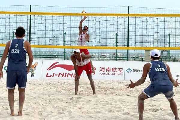 برتری تیم ملی والیبال ساحلی "ب" مقابل ازبکستان برتری تیم ملی والیبال ساحلی "ب" مقابل ازبکستان