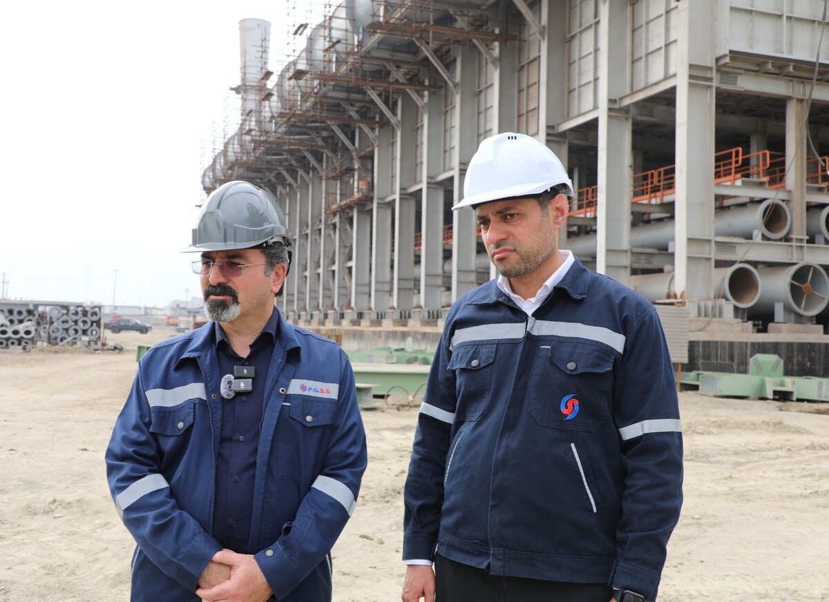 روند اجرای پروژه احیاء ۲ صبا فولاد خلیج فارس به خوبی پیش می رود روند اجرای پروژه احیاء ۲ صبا فولاد خلیج فارس به خوبی پیش می رود
