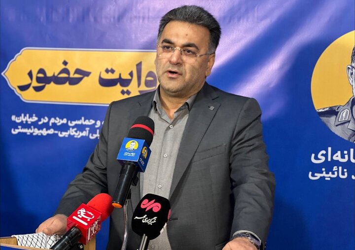 محسنی: حضور حماسی مردم در حمایت از تمامیت ارضی ایران بی نظیر است محسنی: حضور حماسی مردم در حمایت از تمامیت ارضی ایران بی نظیر است