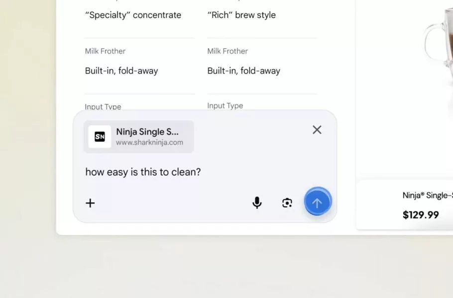 وبگردی حرفهایتر با هوش مصنوعی؛ آپدیت جدید AI Mode به گوگل کروم آمد وبگردی حرفهایتر با هوش مصنوعی؛ آپدیت جدید AI Mode به گوگل کروم آمد