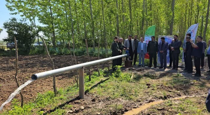 چاه عمیق کشاورزی در زیکسار صومعهسرا به بهره برداری رسید چاه عمیق کشاورزی در زیکسار صومعهسرا به بهره برداری رسید