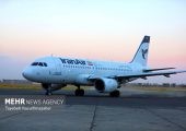 ایرباس A319 ایران‌ایر پس از رفع نقص فنی موتور به چرخه عملیاتی بازگشت