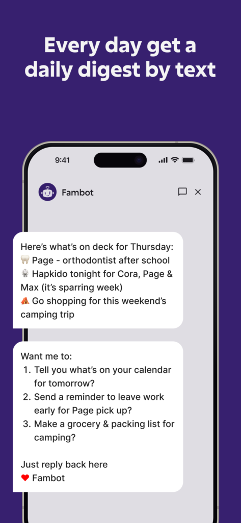 دستیار هوش مصنوعی Fambot میخواهد مدیریت امور روزمره خانوادهها را آسان کند دستیار هوش مصنوعی Fambot میخواهد مدیریت امور روزمره خانوادهها را آسان کند